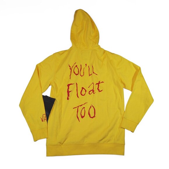Vans x IT "You'll Float Too - Terror" Pullover Hoodie Men's M Pennywise - Picture 2 of 11